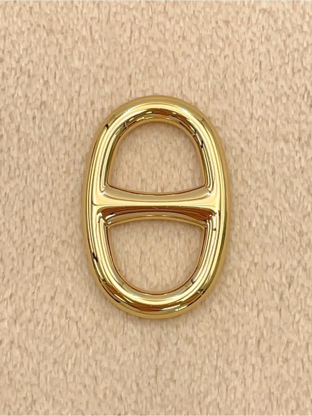 Auth Hermes Chaine d'Ancre Scarf Ring